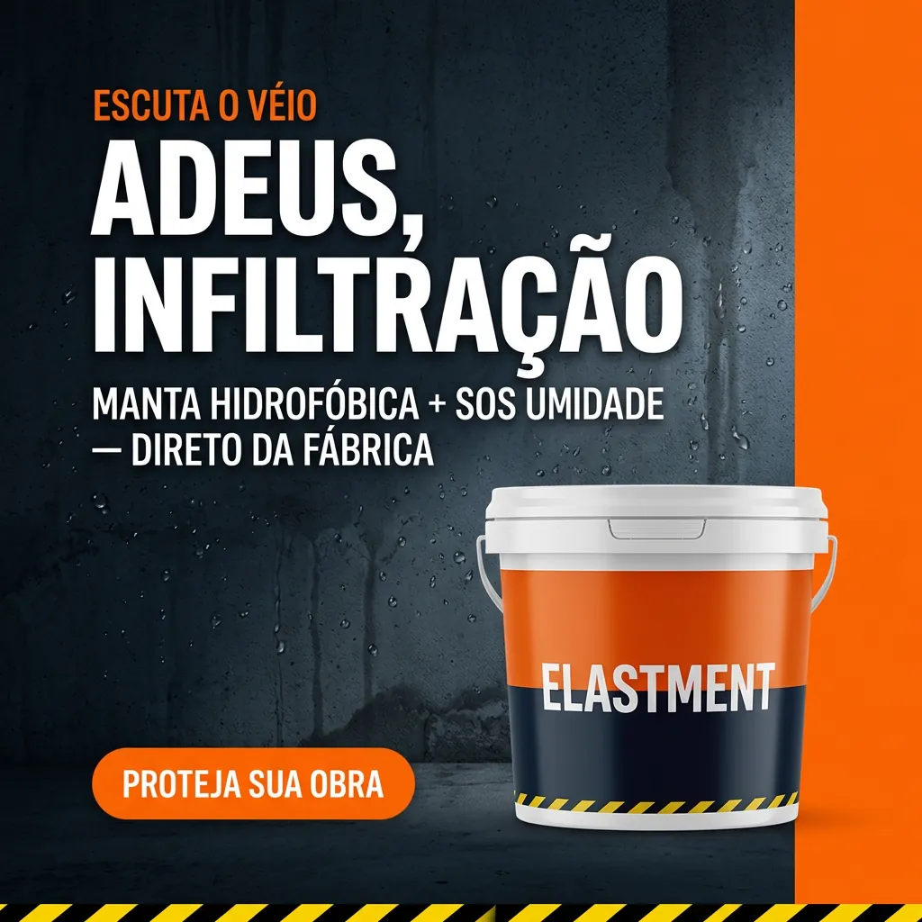 Escuta o Véio - Adeus infiltração: manta hidrofóbica e SOS Umidade Elastment direto da fábrica