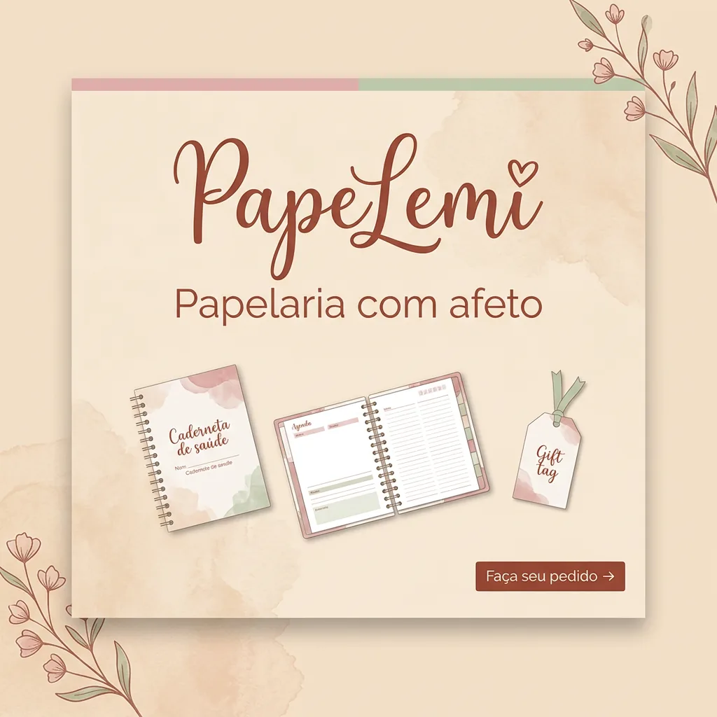 PapeLemi Personalizados - Papelaria com afeto, cadernetas e agendas