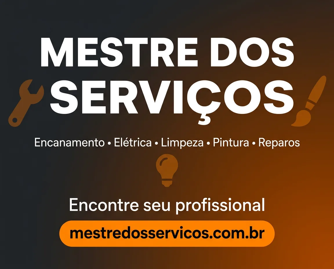 Mestre dos Serviços - Encanamento, Elétrica, Limpeza, Pintura, Reparos